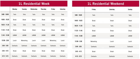 santa clara law course schedule.